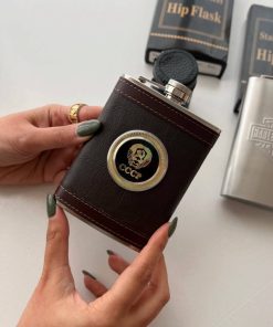 بطری (هیپ)استیل روکش چرم حجم ۳۳۰ میل